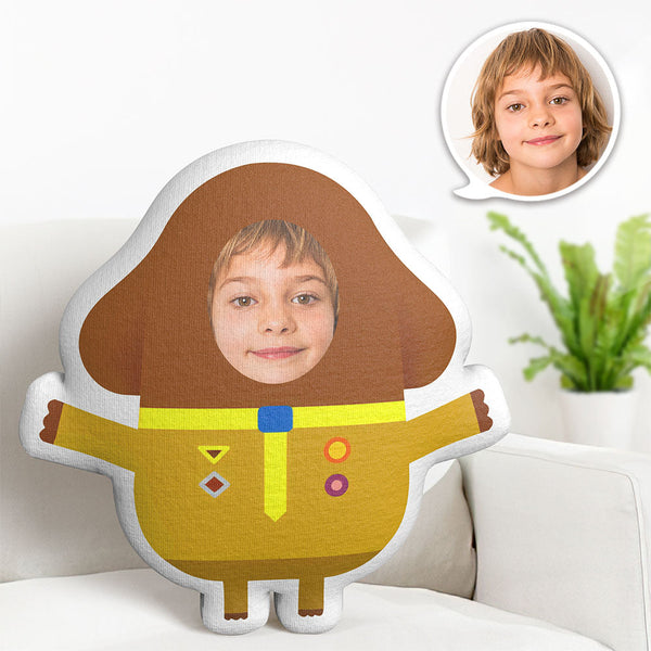 Custom Face Pillow Minime Dugee Doll Personalized Photo Gifts for Kids - Myphotomugs