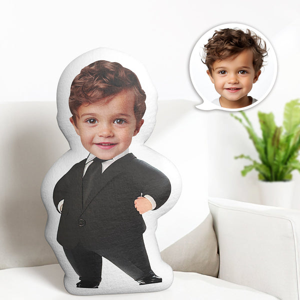 Custom Face Pillow Minime Baby Boss Doll Personalized Photo Gifts for Kids - Myphotomugs
