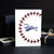 Father's Day Card Baseball Card Dad Card for Dad Sports Fan Card - Myphotomugs