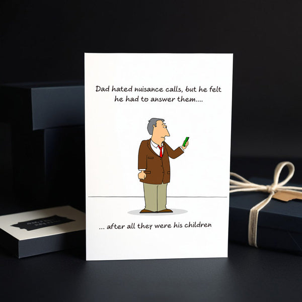 Fathers Day Card Fathers Day Funny Card from Daughter Like Father Lke Daughter Card - Myphotomugs