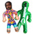 Personalized Blow Up Dolls Hawaiian Shirt Flowers and Fruits Funny Inflatable Man Printed Face for Party Favors - Myphotomugs