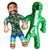 Personalized Blow Up Dolls Hawaiian Shirt Red Flowers Funny Inflatable Man Printed Face for Party Favors - Myphotomugs