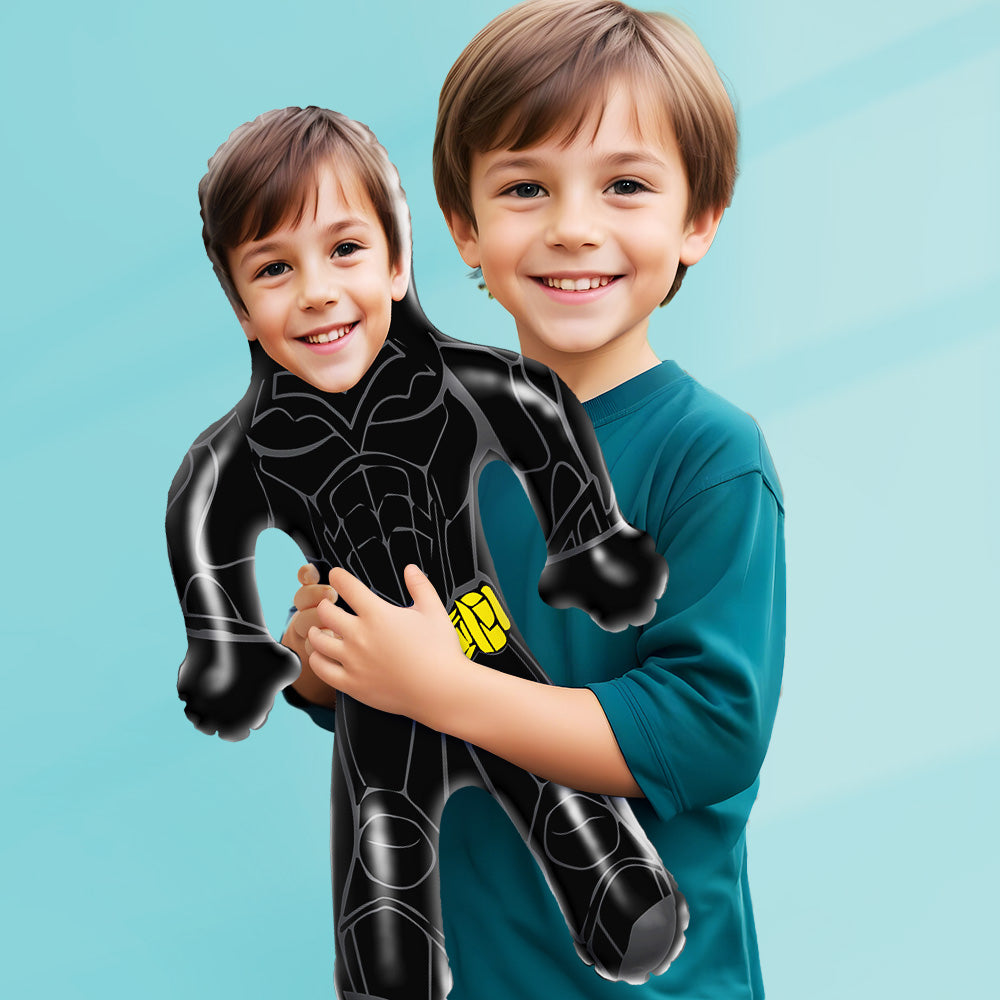 Personalized Blow Up Dolls Superhero Inflatable Minime Balloon Custom Face Hero Air Minime for Him/Kids - Myphotomugs