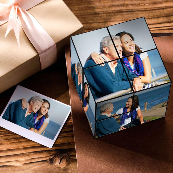 Birthday Gifts Custom DIY Magic Folding Photo Rubic's Cube for Dad