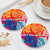 Custom Engraved Coaster Multicolor Round Coaster for Kitchen